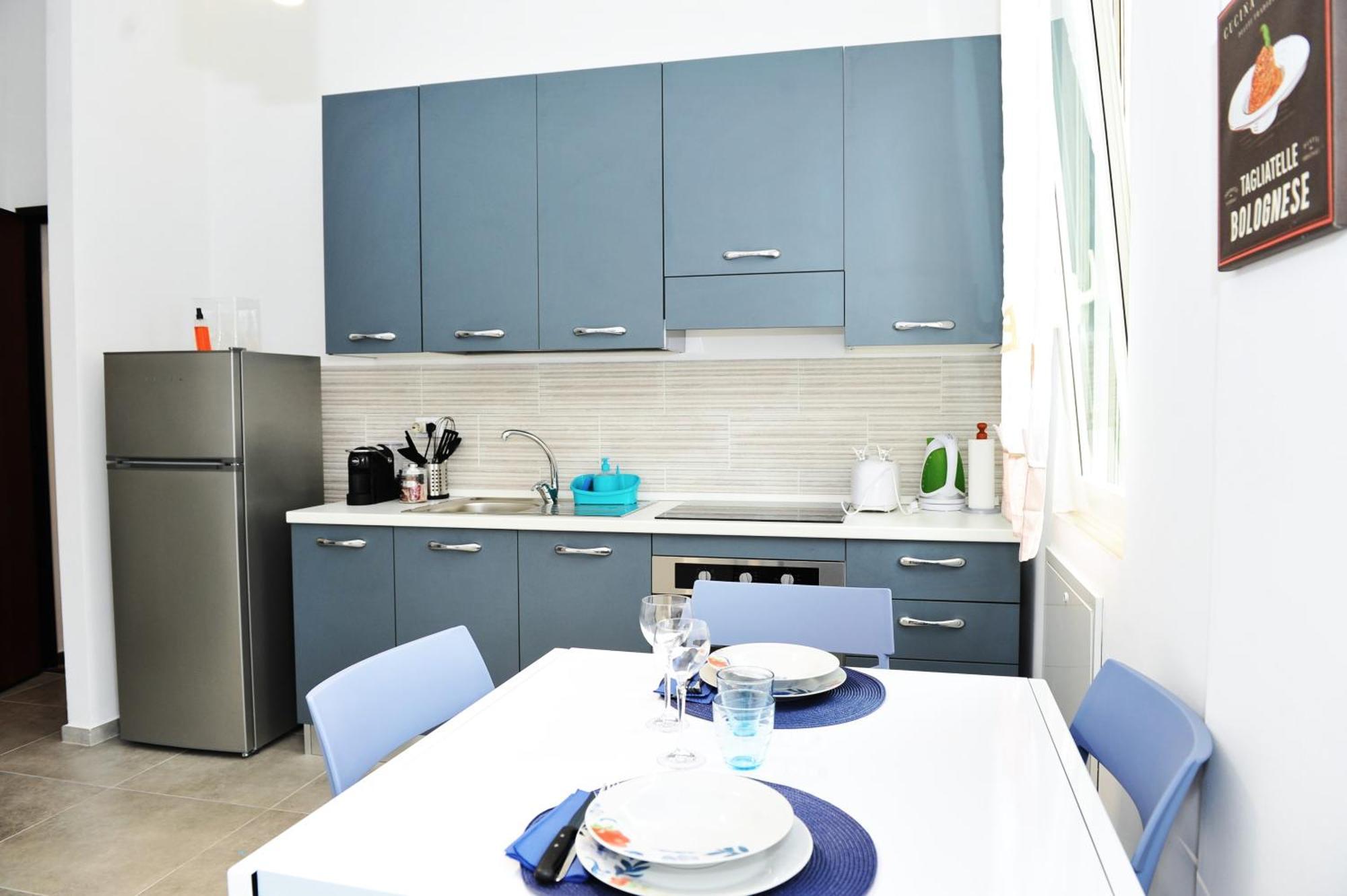 Apartamento La Dimora In Blu Bolonia Exterior foto
