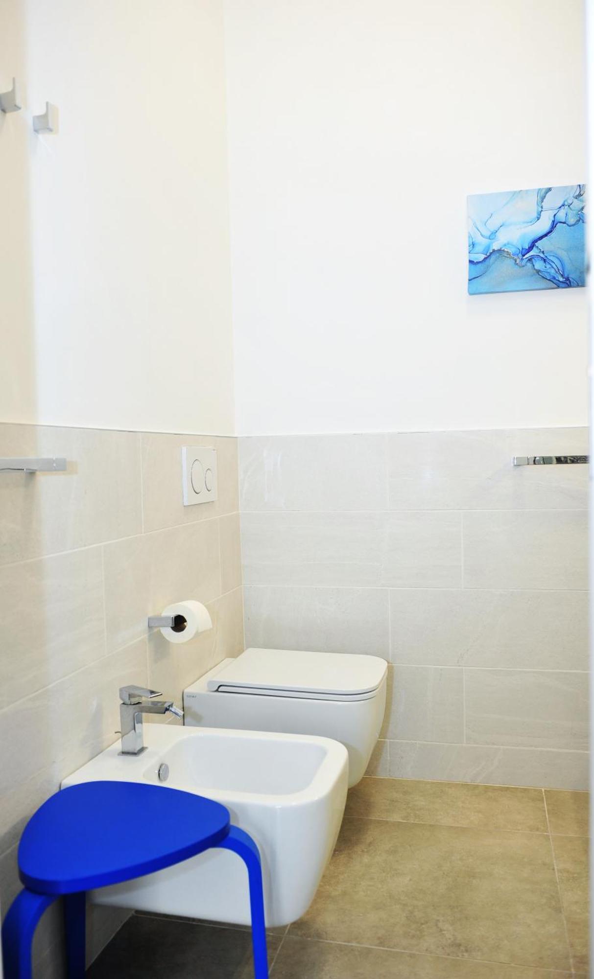 Apartamento La Dimora In Blu Bolonia Exterior foto