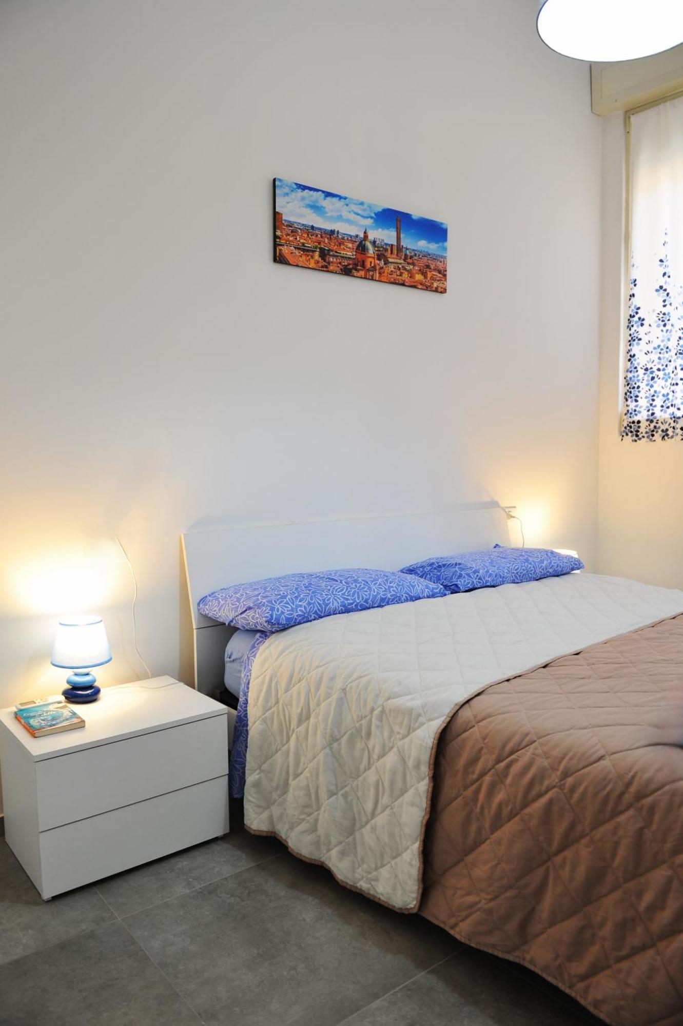 Apartamento La Dimora In Blu Bolonia Exterior foto